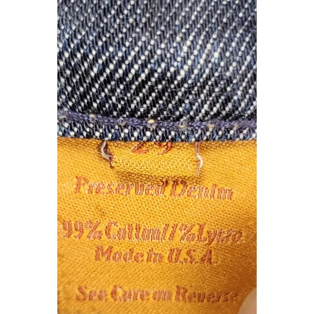 James Persevered Hitch Women's Bootcut Low Rise Blue Denim Jeans Sz‎ 29 32x34